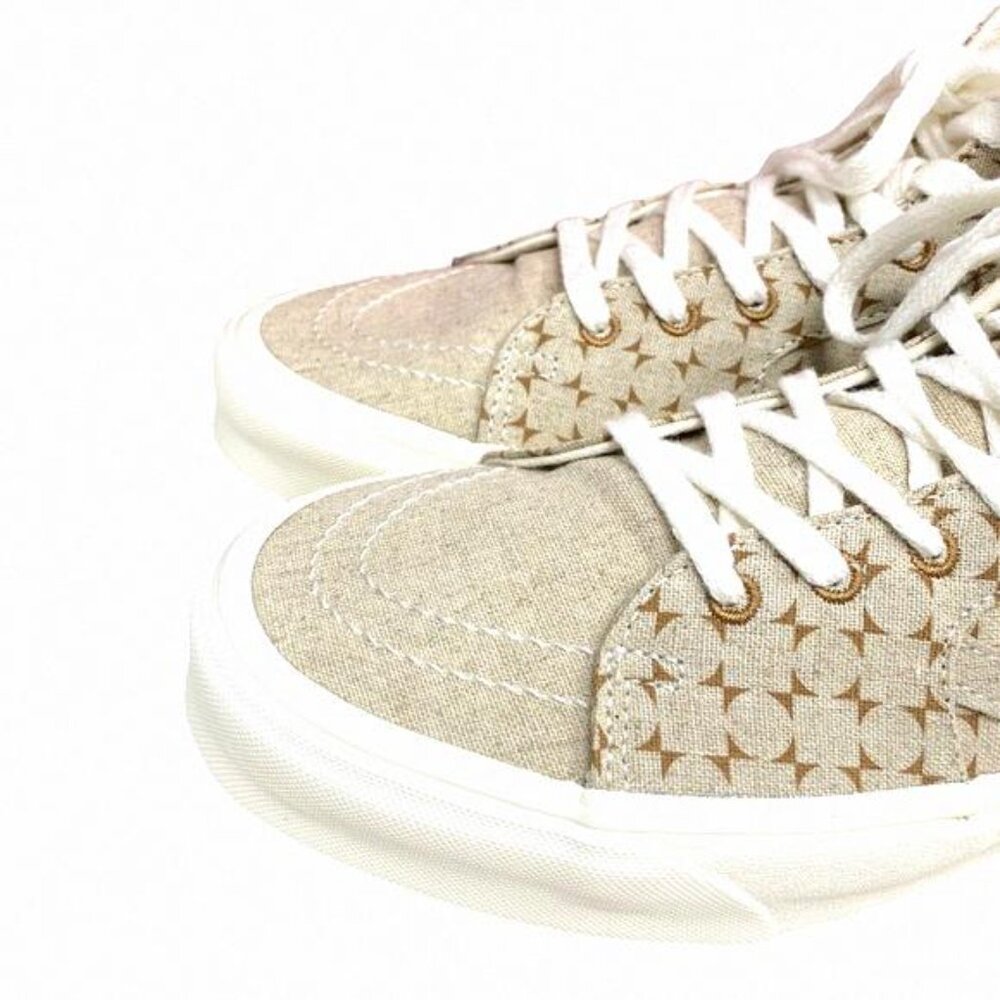 VANS Sk8-Hi Tapered Shoes High Top Canvas Beige VN0A5KRUBRO Sneakers Size Men’s - Picture 8 of 10